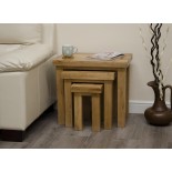 Deluxe Oak Nest of Tables